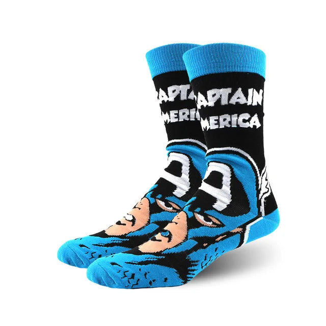 1 Pair Anime Movie Cotton Crew Socks – Role-Playing Calf Socks