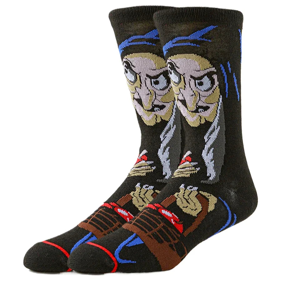 MINISO Disney Cartoon Anime Socken Herren Damen Neuheit Lustige Designer Socken