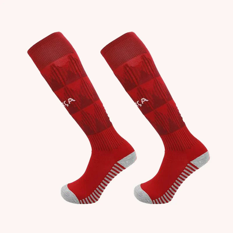 Europäische Fußball-Clubsocken für die Saison 23–24 – Kniehohe Sportsocken für Kinder und Erwachsene