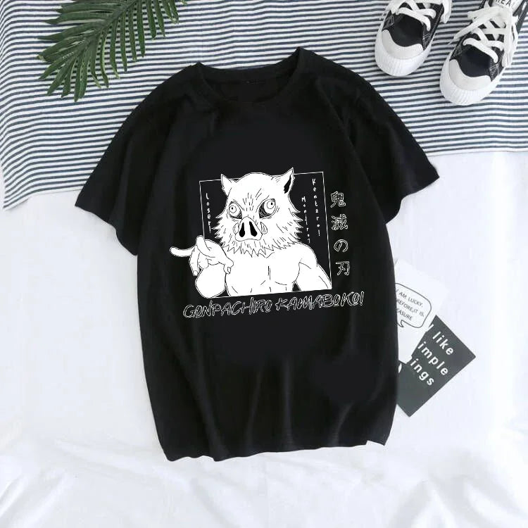 Kimetsu no Yaiba T-Shirt Tanjiro Kamado Anime Graphic Tee