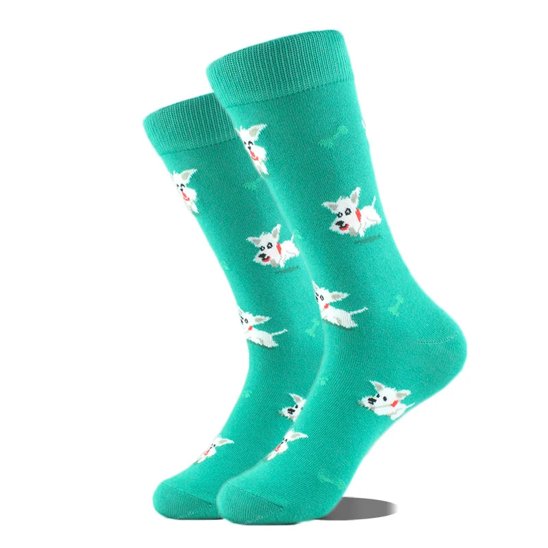 Design Ente Lustige Socken Männer Glücklich Musik Bier Zahn Panda Pinguin