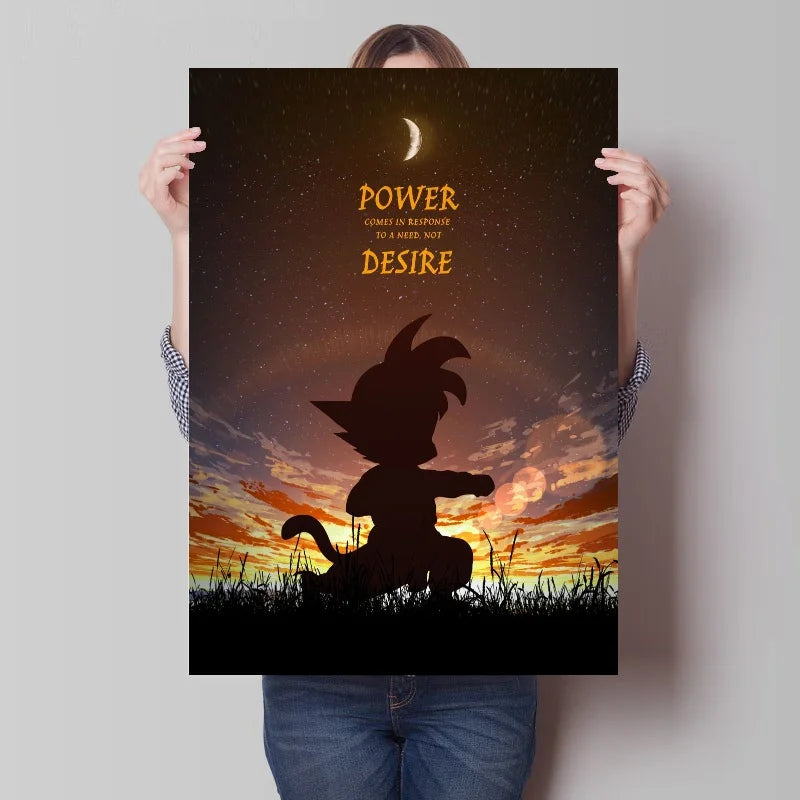 Canvas Painting Japan Bandai Anime Art Print Dragon Ball Classic Home Decor