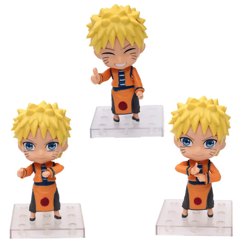 11 cm großes Naruto-Actionfiguren-Set – Uchiha Itachi und Kakashi Akatsuki, Sammler-Dekorationsspielzeug