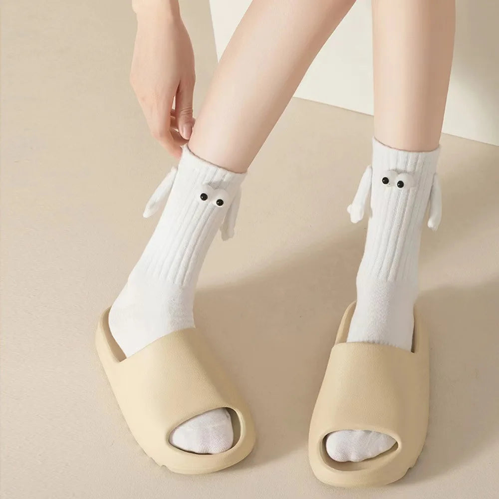 Neue lustige Cartoon-Anime-Socken – 200-Nadel-Baumwolle, atmungsaktiver Hip-Hop-Stil für Männer und Frauen