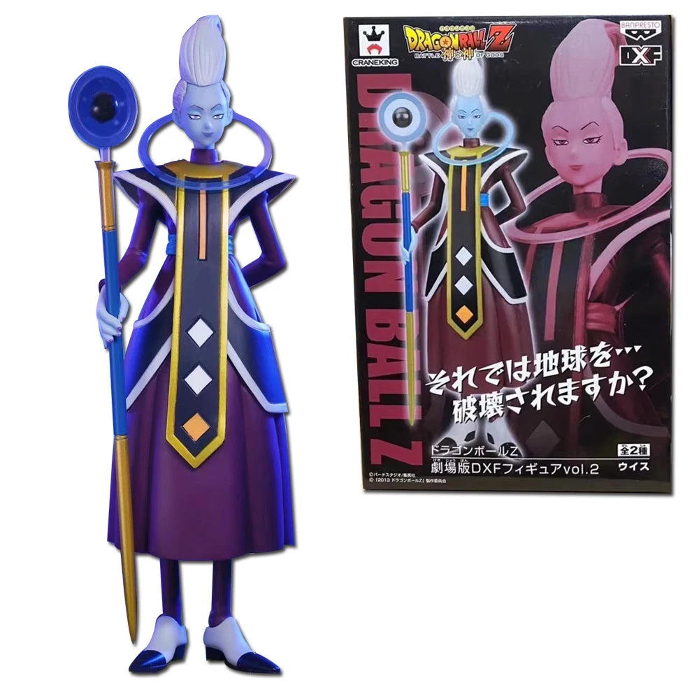20 cm große Dragon Ball Z Beerus & Whis Figur – Götter der Zerstörung DXF PVC-Statue Sammlerspielzeug Geschenk