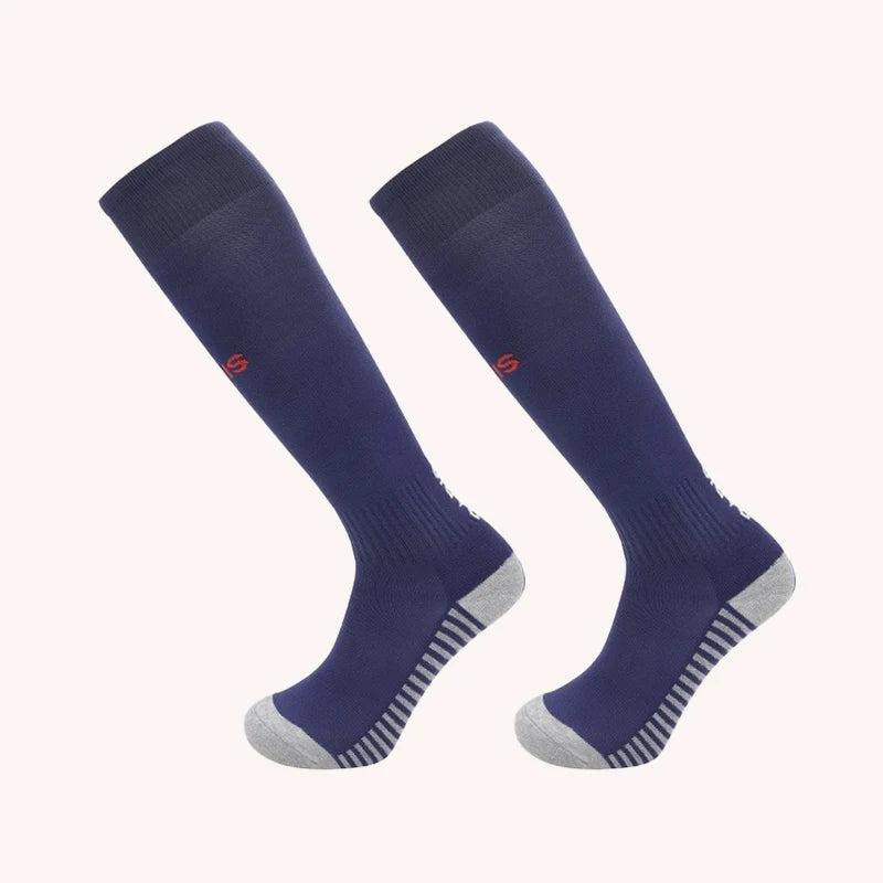 Europäische Fußball-Clubsocken für die Saison 23–24 – Kniehohe Sportsocken für Kinder und Erwachsene