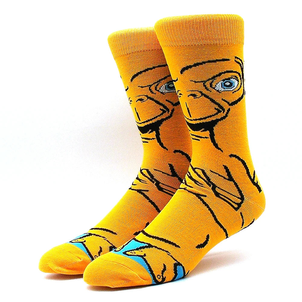 Modische Anime-Socken – Lustiger Hip-Hop-Stil mit hochwertigen Cartoon-Mustern