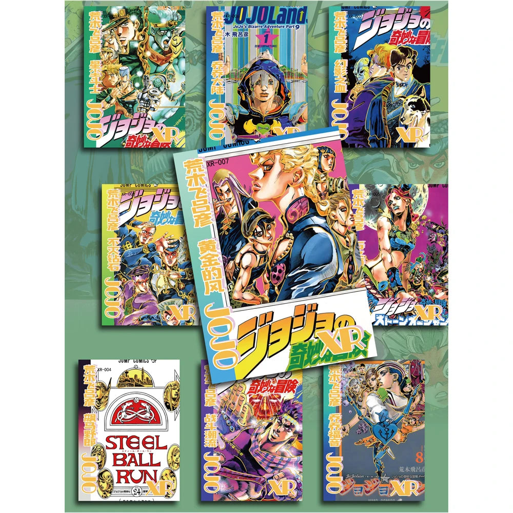 JoJo's Bizarre Adventure Rare Character Cards - Anime Collectibles & Hobby Game Set