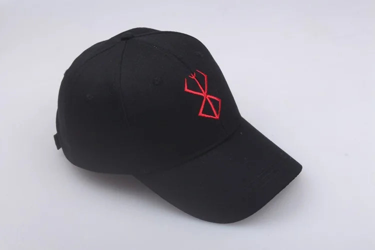 Anime-Baseballkappe, Cosplay – bestickte verstellbare Mütze für Unisex, Outdoor-Sport & Requisiten