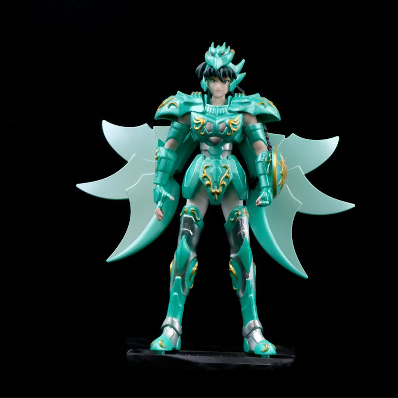 19 cm große Saint Seiya Anime-Figuren – Shiryuu, Hyoga, Shun, Ikki, Phoenix Actionfiguren, Ritter des Tierkreises