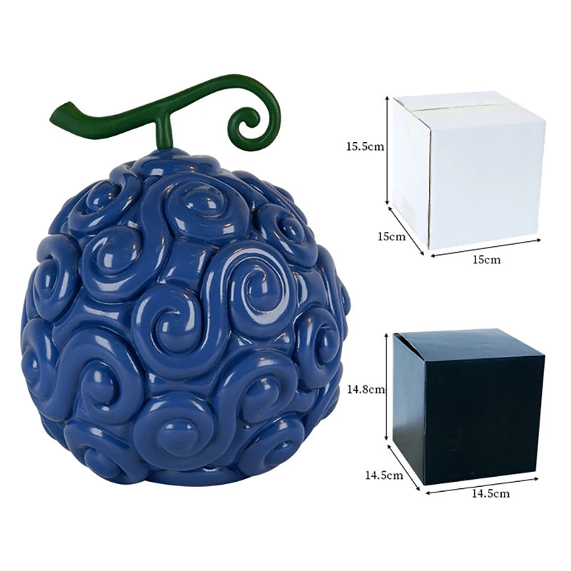 One Piece Teufelsfruchtfiguren – Nika Gum-Gum & Flame-Flame Cursed Fruit Sammlermodell Spielzeug & Ornamente