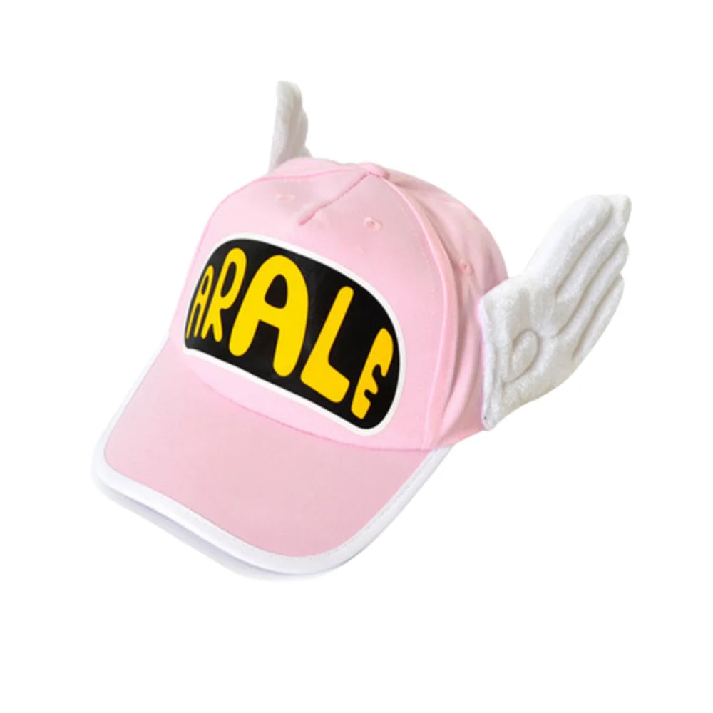 Arale Dr. Slump Cosplay Norimaki Hut - Cartoon Engelsflügel Baumwolle Baseball Cap für Kinder