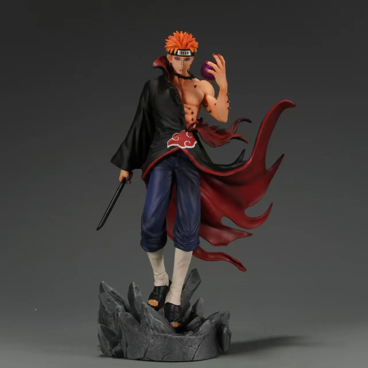 22 cm große Naruto Pain-Figur – GK Hundred Ninjas Actionmodell-Statue und Sammlergeschenkspielzeug