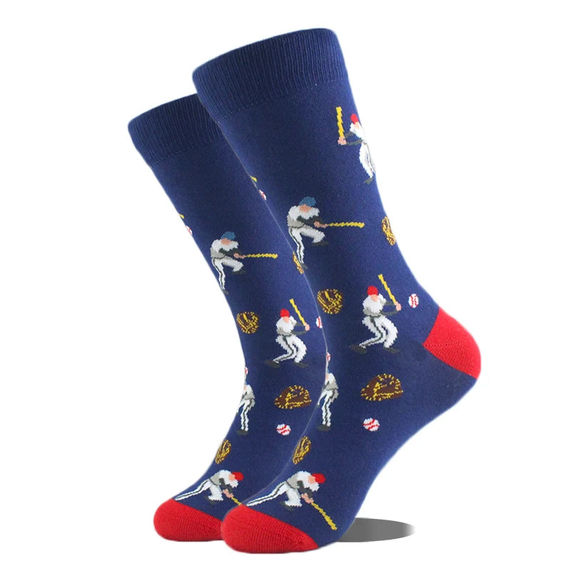 Happy Design Lustige Socken Schaf Bier Dinosaurier Muster
