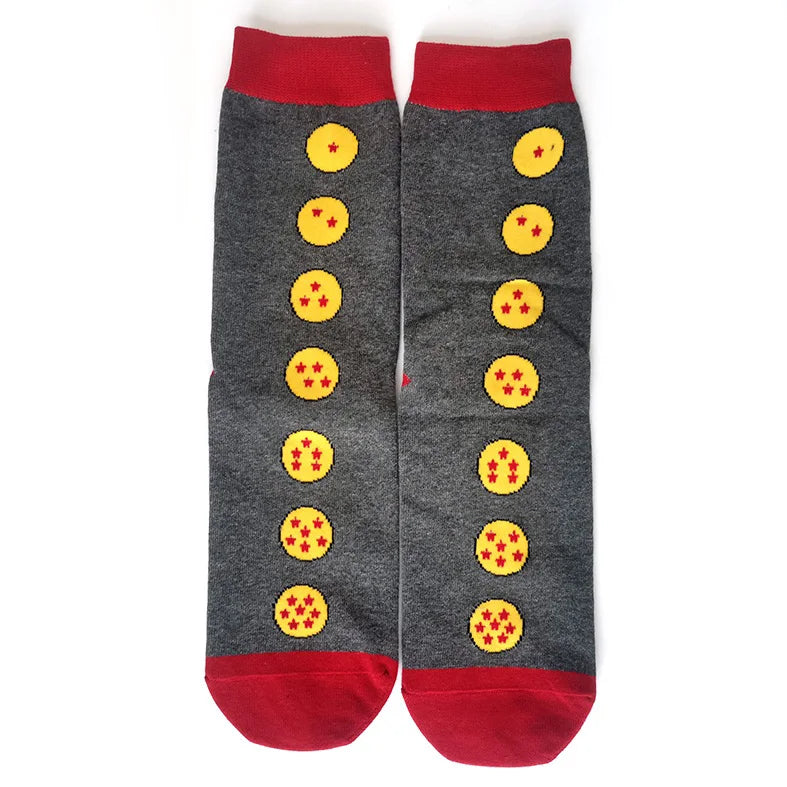 Socken mit Anime-Cartoon-Charakteren für Herren – Cosplay-Skateboard-Stil
