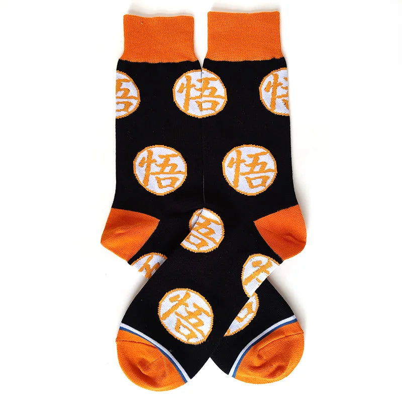 Socken mit Anime-Cartoon-Charakteren für Herren – Cosplay-Skateboard-Stil