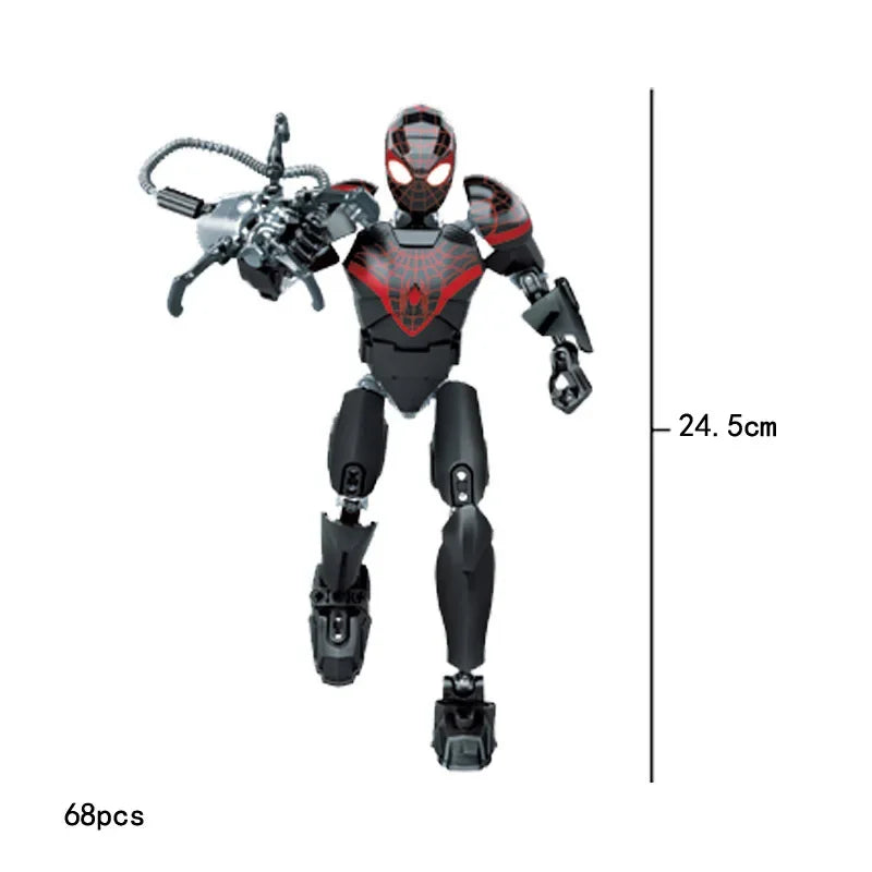 Figurine de héros à construire Iron Big Assembly Figures Action Toys Compatible avec la collection Lego
