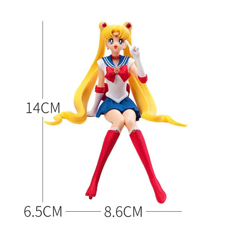 Anime Eternal Sailor Moon Cake Zubehör Actionfigur Autodekoration Kollektion