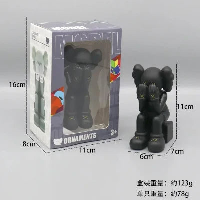 Figurine articulée Cartoon Big Eyes – Ornement de voiture personnalisé et jouet décoratif en cadeau