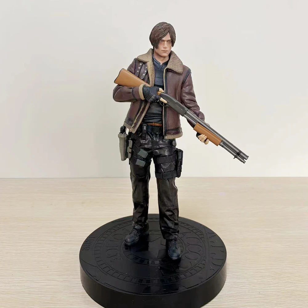 33 cm große Resident Evil Leon S. Kennedy-Figur – GK PVC-Actionmodellstatue und Sammlergeschenk