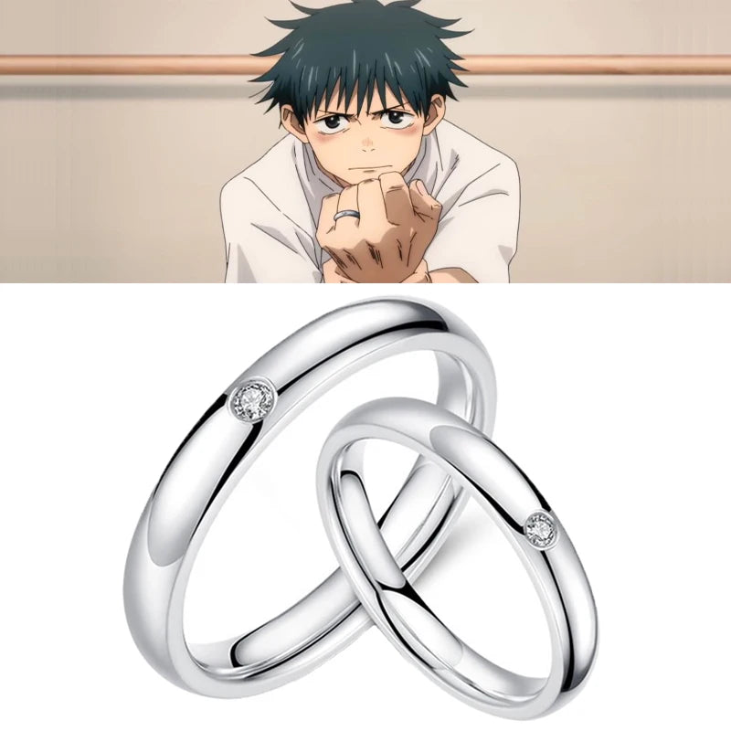 Anime Jujutsu Kaisen Yuta Okkotsu Ringe – Cosplay-Requisitenschmuck für Männer und Frauen, Accessoires für Paarliebhaber