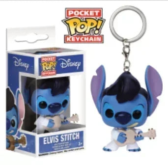 FUNKO POP Disney HULA STITCH Schlüsselanhänger Spielzeug TIKI STITCH LILO SCRUMP Schlüsselanhänger Spielzeug