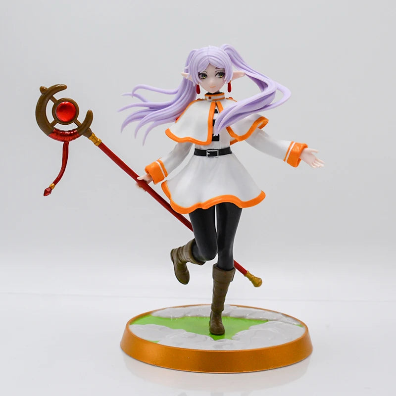 21 cm große Frieren: Beyond Journey's End Frieren Anime-Figur – PVC-Actionfigur und Sammlerpuppe