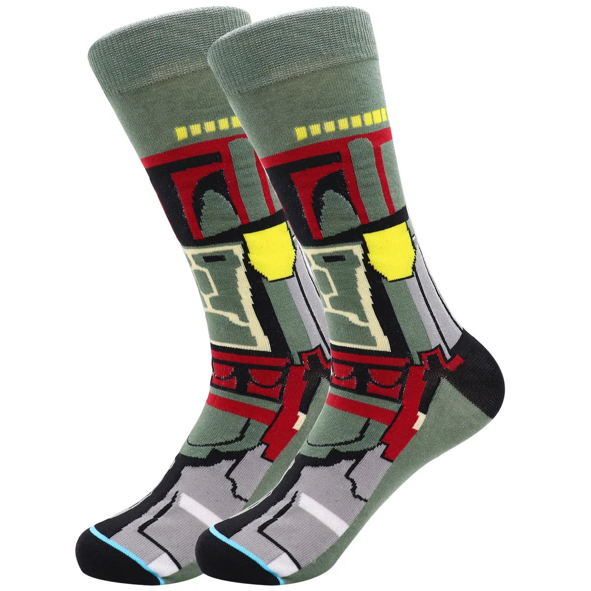 Star Wars Cosplay Socken – Lustige Yoda, R2-D2, Wookiee & Jedi Designs