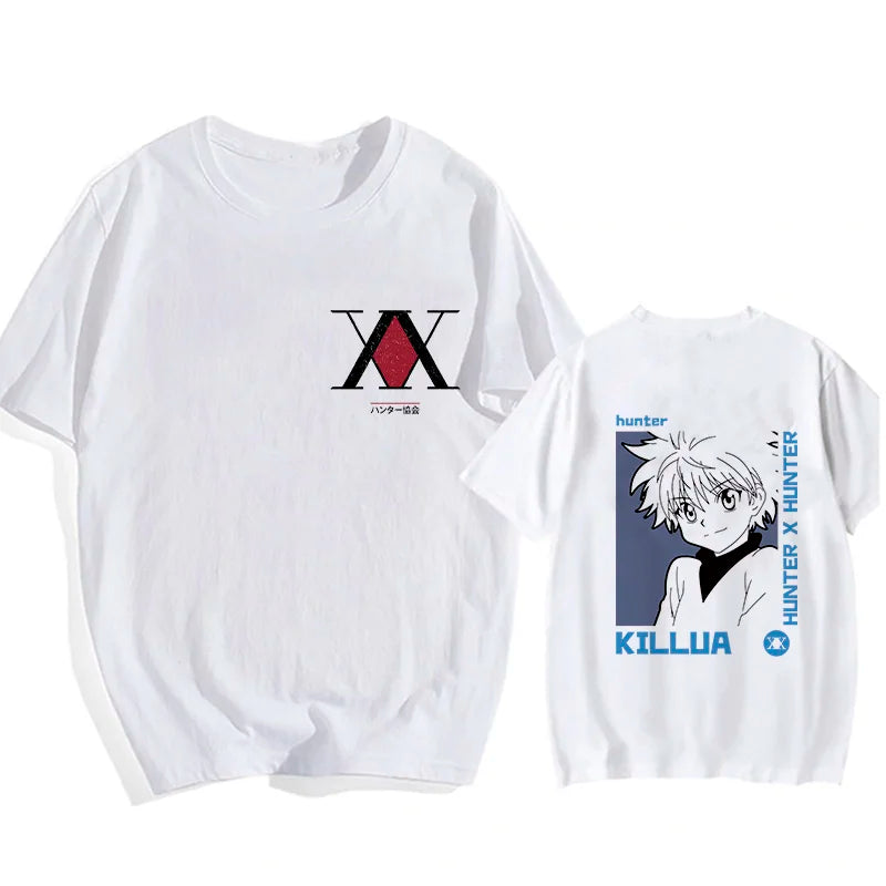 Kawaii Hisoka & Killua T-Shirt Hunter X Hunter Devil Eye Cartoon Anime Tee