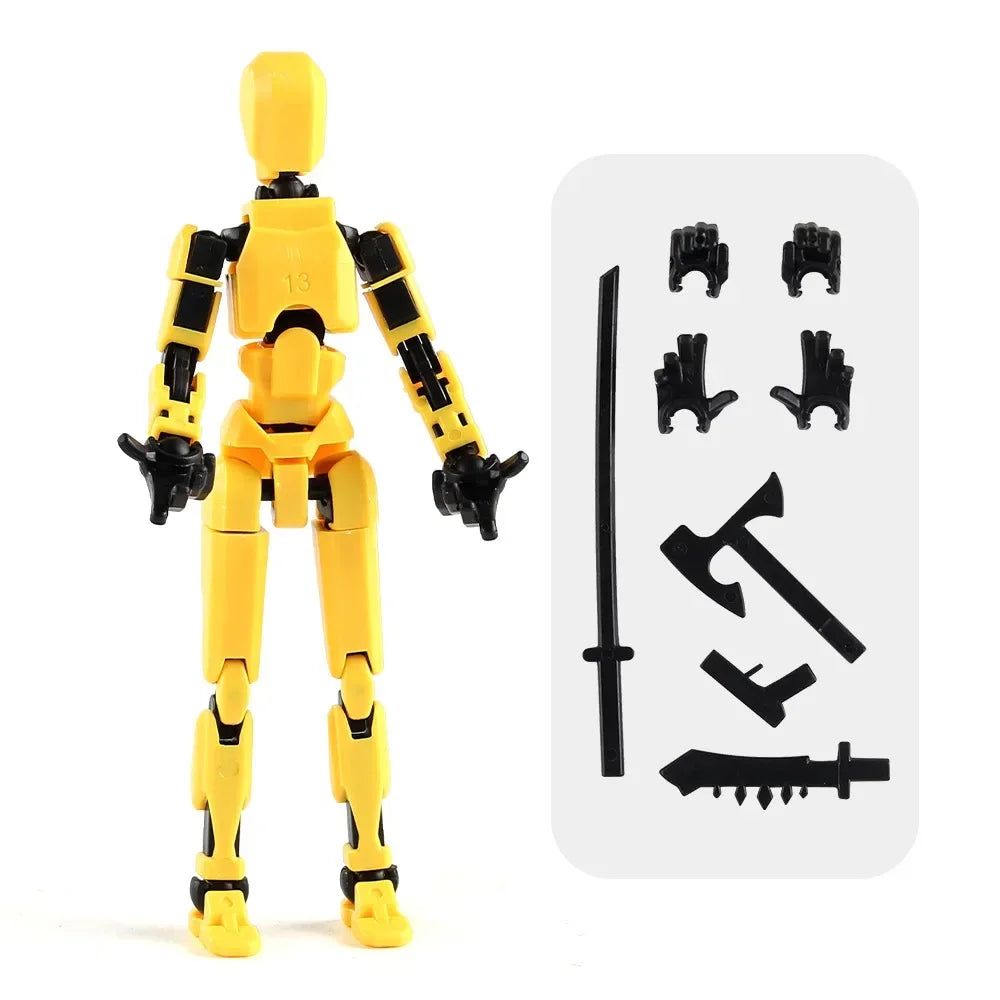 DIY leuchtender T13 Shapeshift-Roboter und Hund – 3D-gedruckte bewegliche Actionfiguren