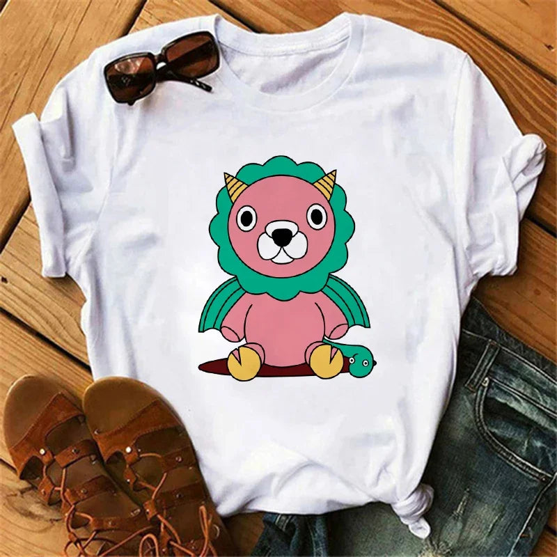 Anime Spy X Family T-Shirt Harajuku Fashion Women’s Short Sleeve O-Neck