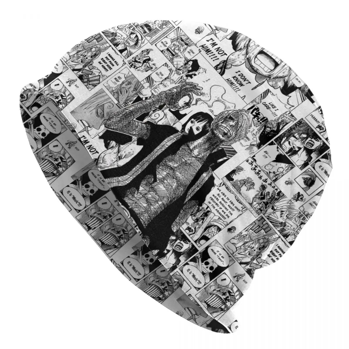 Trafalgar Law One Piece Cap – Anime Fashion Unisex Ski Skullies Beanie | Warme elastische Thermomütze für den Frühling