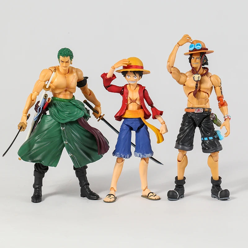 Lot de 8 figurines Shichibukai One Piece – Donquixote Doflamingo, Marshall D. Teach, Dracule Mihawk et Bartholomew - Modèle de jouet à offrir
