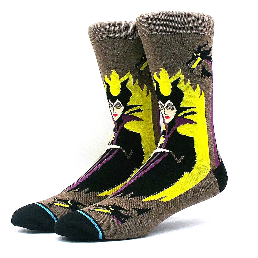1 Pair New Anime Movie Socks – Cotton Crew, Role-Playing Calf Socks