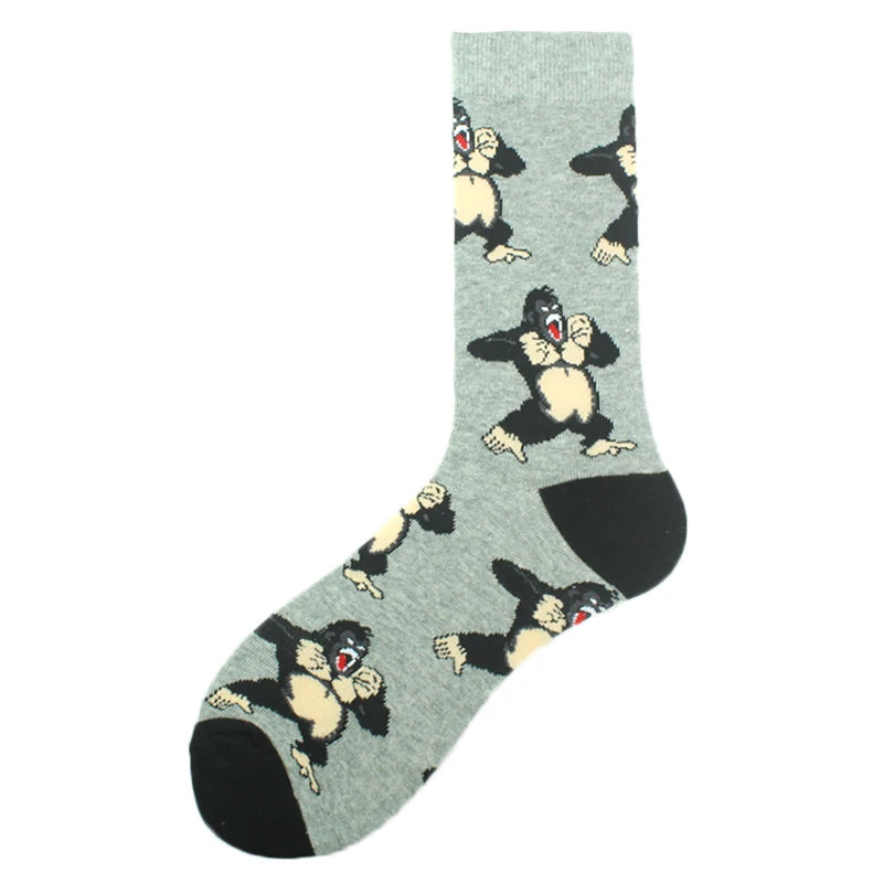 Happy Design Lustige Socken Schaf Bier Dinosaurier Muster