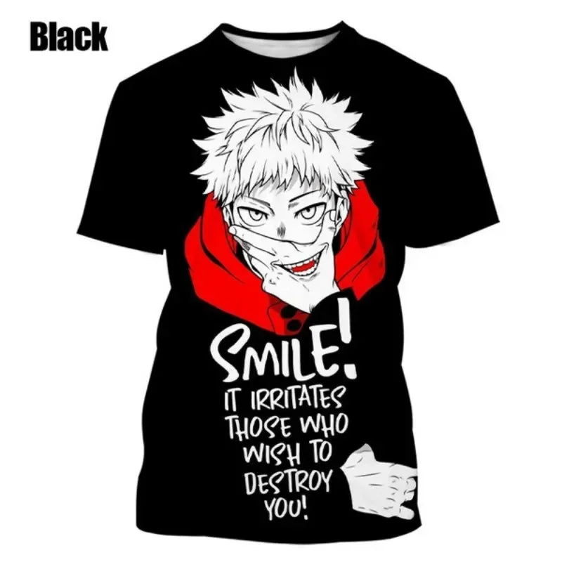Jujutsu Kaisen T-shirt imprimé 3D