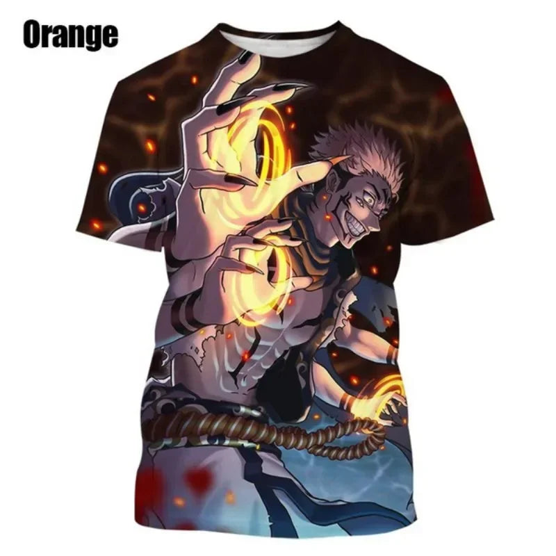Jujutsu Kaisen T-shirt imprimé 3D