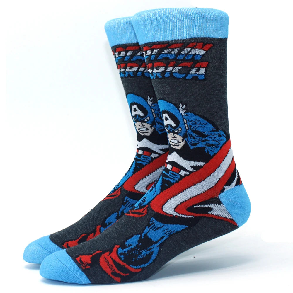 1 Pair Anime Movie Cotton Crew Socks – Role-Playing Calf Socks