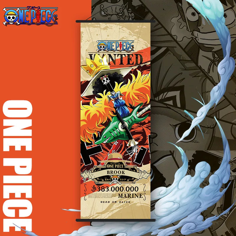 Bandai One Piece Poster Wallpaper Decoration Scroll Poster 25*70cm