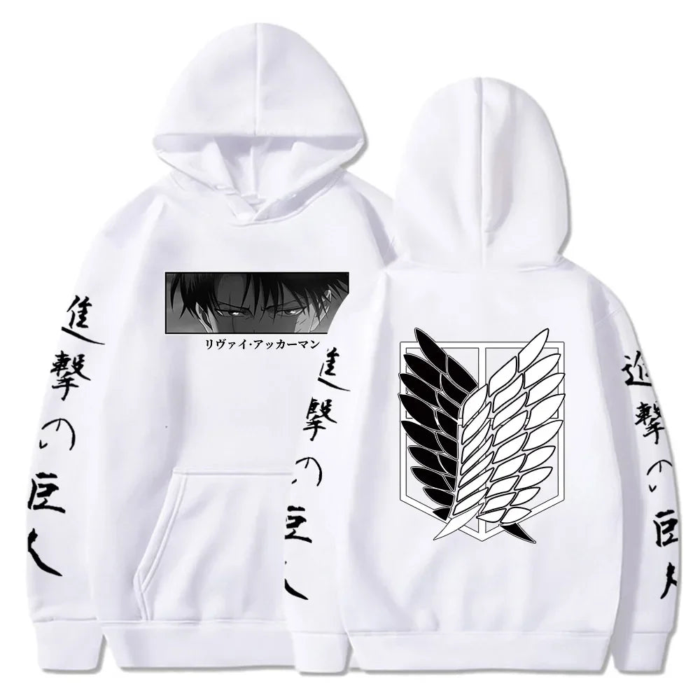 Attack on Titan Anime Hoodie mit Reißverschluss – Europäischer und amerikanischer Sportmantel, Rollenspielkleid für Herren