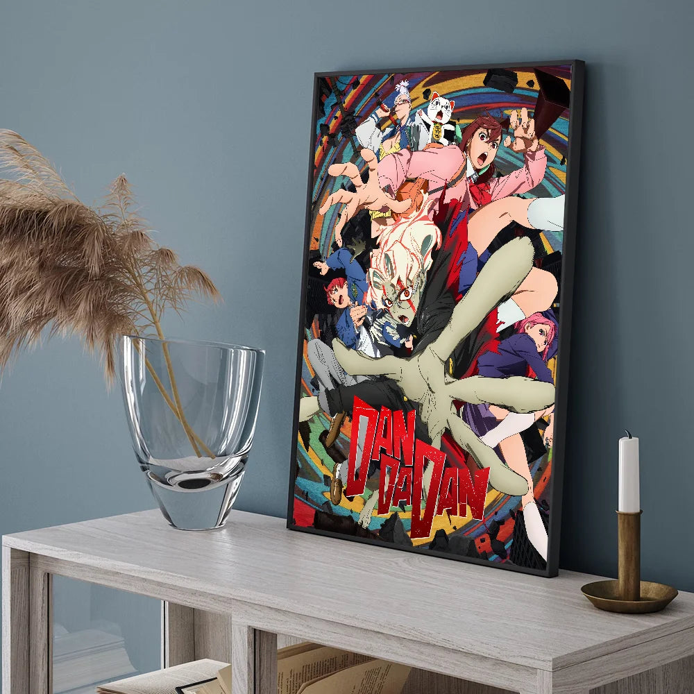 Dandadan Anime Poster Room Bar Cafe Decor Stickers Wall