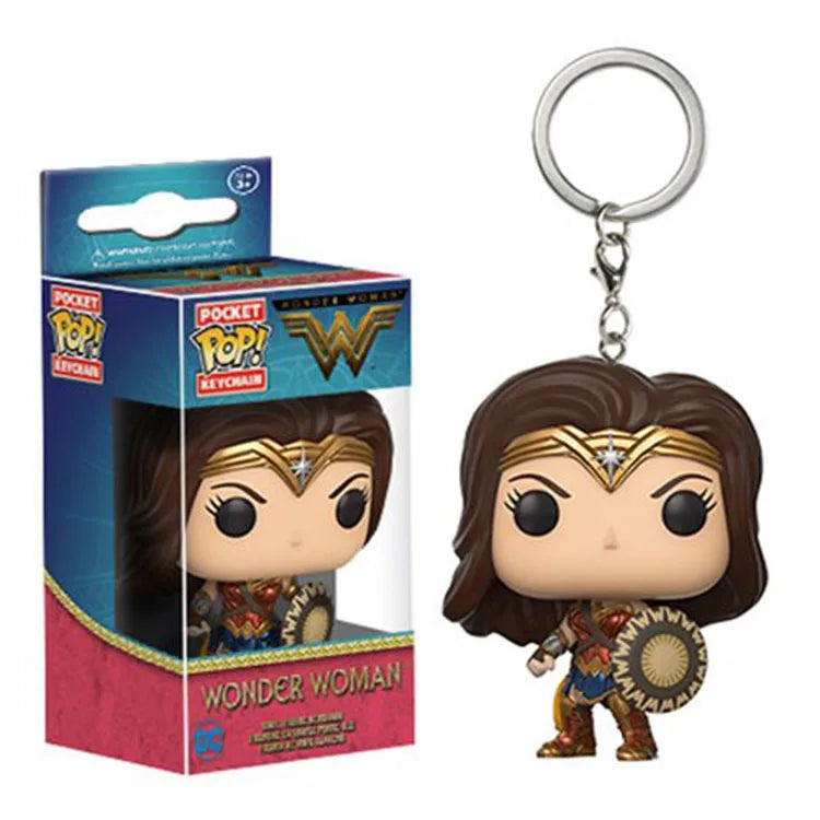 19 Styles Funko Keychain Wonder Woman POP Action Figure Collection Toys