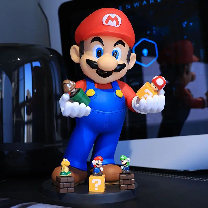 39 cm große Super Mario Bowser-Actionfigur – großes PVC-Sammelspielzeug