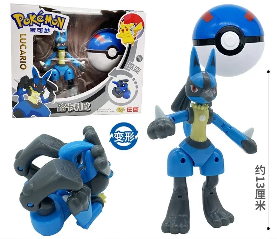 Pokemon Ball Variante Spielzeug Modell Pikachu Jenny Schildkröte Tasche Monster Action Figur Spielzeug