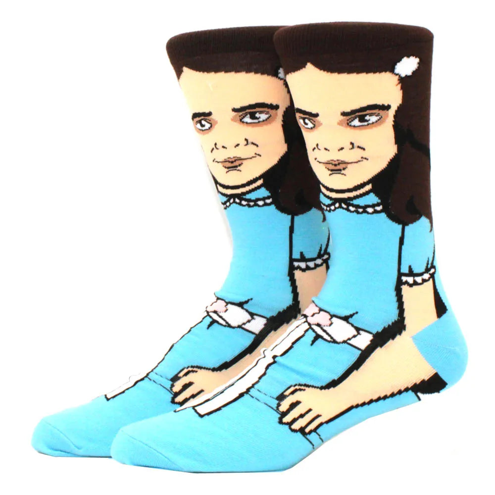 1 Pair Anime Movie Cotton Crew Socks – Role-Playing Calf Socks