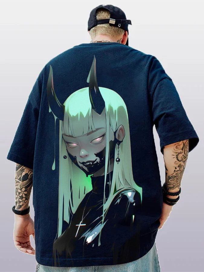T-shirt tendance style streetwear animé