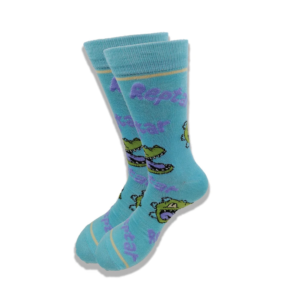 Lustige Socken mit Cartoon-Anime-Motiv – Hip-Hop-Aufdruck, originelle und bequeme Unisex-Skateboard-Crew-Socken