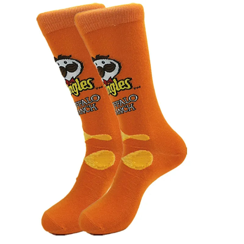 Lustige Socken mit Cartoon-Anime-Motiv – Hip-Hop-Aufdruck, originelle und bequeme Unisex-Skateboard-Crew-Socken