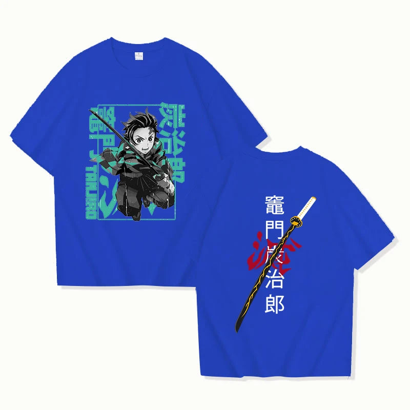Kamado Tanjirou Graphic T-Shirt Cool Anime Summer Tee