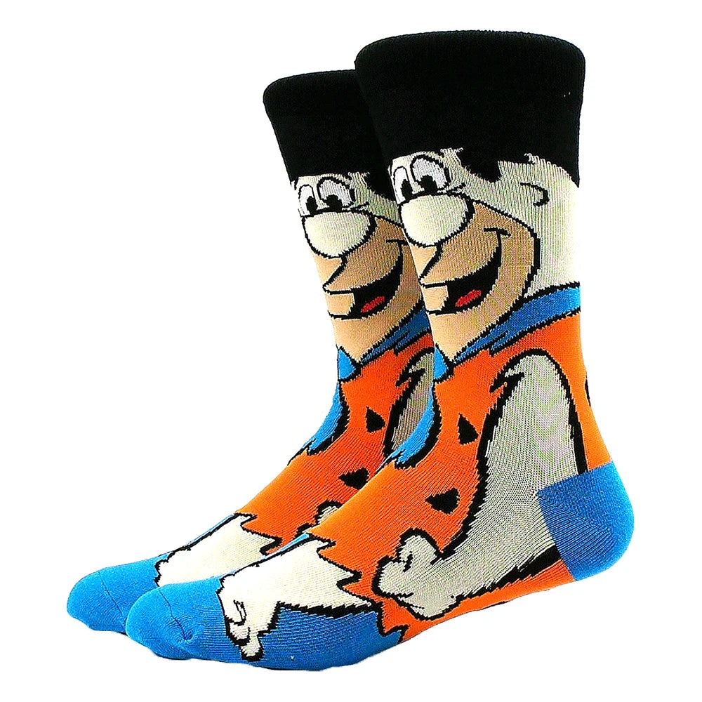 1 Pair Anime Movie Cotton Crew Socks – Role-Playing Calf Socks